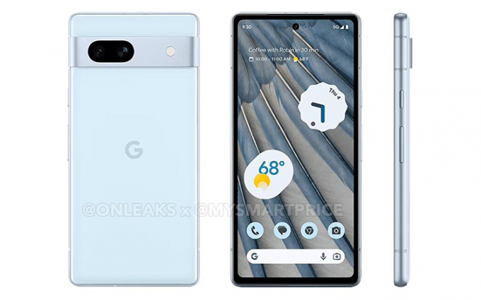 谷歌Pixel 7a或提供白灰蓝三种配色 屏幕6.1英寸并支持90Hz刷新率