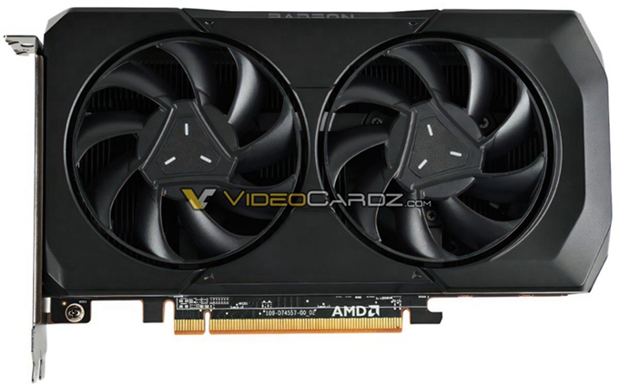 AMD Radeon RX 7600显卡外观曝光：双风扇设计