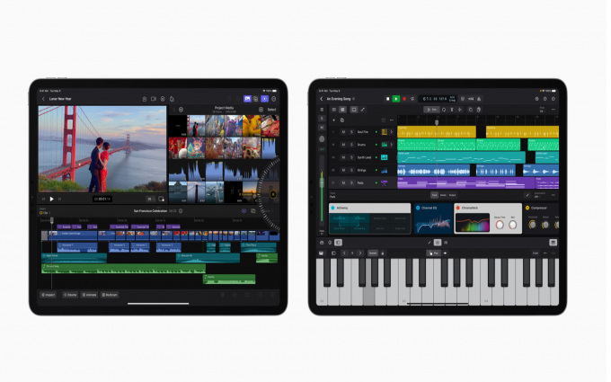 Apple 发布 iPad 版 Final Cut Pro 与 Logic Pro