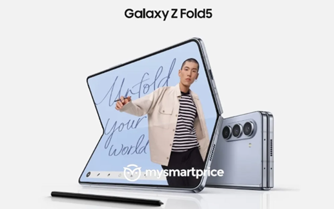 三星Galaxy Z Fold5手机外观曝光：大幅优化折叠间隙