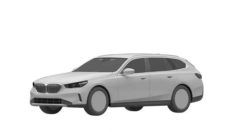 干不过蔚来ET5?全新宝马5系Touring专利图公布