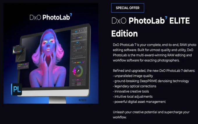 DxO PhotoLab 7.6 新增 DCP 曲线和 15 款高级 LUT，刷新色彩工作流程