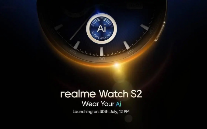 真我realme Watch S2手表终于更新了！主打AI，不在国内发售