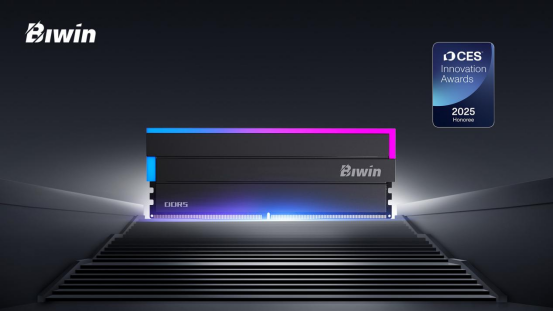 获奖 | 佰维DW100 时空行者 RGB DDR5内存荣获 CES 2025创新奖