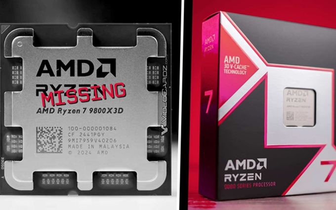 AMD承诺即将大规模铺货锐龙7 9800X3D处理器：玩家随时可以买到