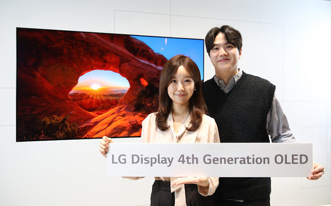 低调发布,业界最亮,LG Display推出第四代OLED面板