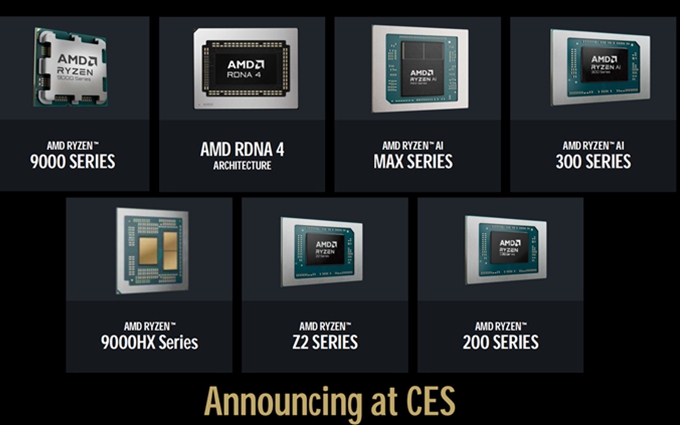 AMD CES发布海量产品：核显爆炸，怪兽级CPU诞生