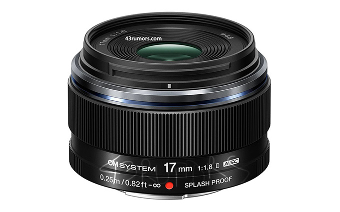 OM-3陪嫁丫鬟曝光 奥之心将推出17mm F1.8二代镜头