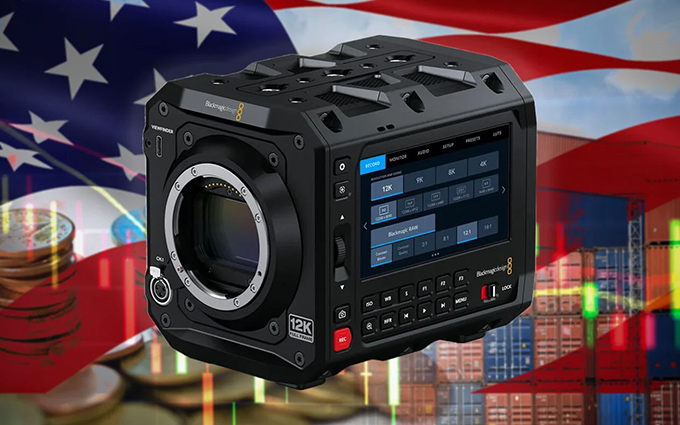 特朗普关税波及美国相机、电影机市场 Blackmagic涨价超三成