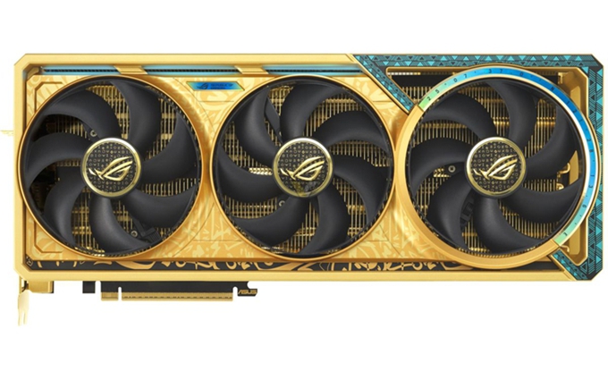 华硕为中东准备土豪金RTX 5090显卡：50000元起步，还真有黄金