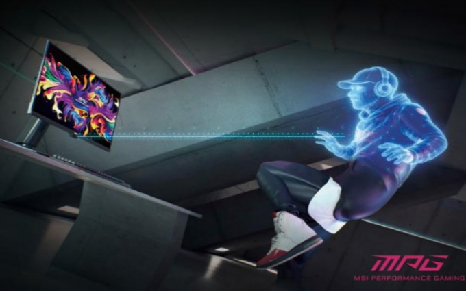 微星2025台北电脑展 发布AI智能QD-OLED显示器