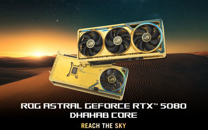 华硕黄金显卡又出新型号，新增RTX 5080，或将面向全球发售
