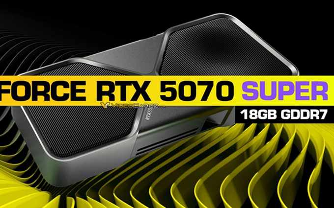 NVIDIA GeForce RTX 5070 SUPER显卡曝光：显存暴涨，核心数量略增