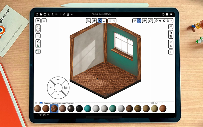 重磅！Blender将适配华为MatePad，鸿蒙平板也能搞3D建模了？