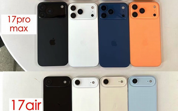 苹果iPhone 17全系列机模配色曝光：橙色到底难不难看？