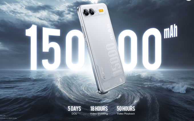 续航5天!真我15000mAh真机外观与配置曝光,能量密度高达1200Wh/L