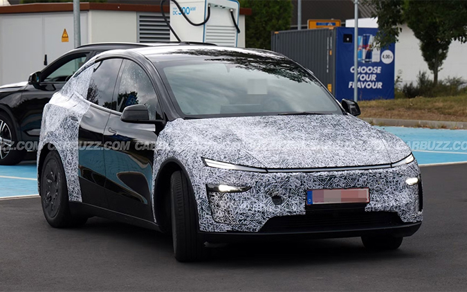 加长版特斯拉Model Y L现身纽北：长度加长，外观变化不大