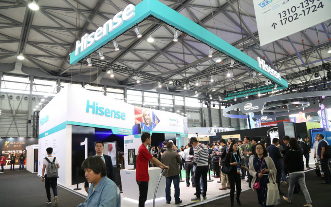 海信携新品8K超画质电视亮相2016CES ASIA