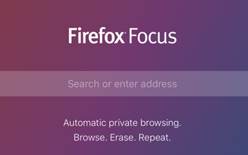 Mozilla推出“火狐焦点”- 一款iPhone专用私密浏览器