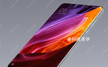 逆天屏占比！小米mix2将正面对拼iPhone8！