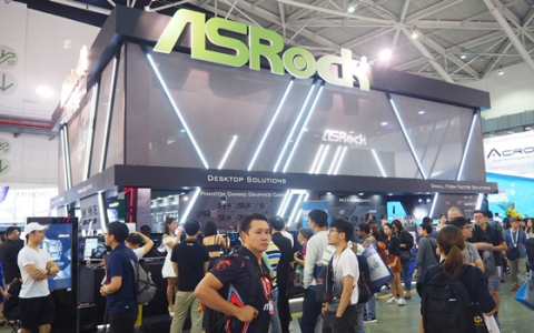 Computex2018丨华擎助力区块链，“妖板”能游戏更能挖矿