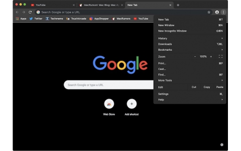 Chrome浏览器将在2019年年初正式支持macOS Mojave夜间模式