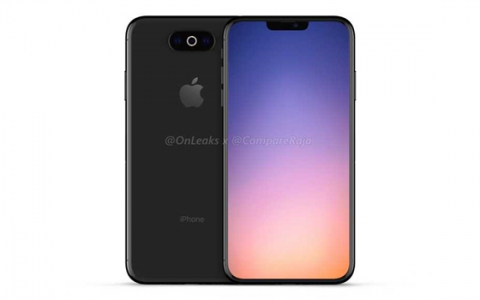2019款iPhone XI再曝渲染图：刘海缩小 三摄水平对称