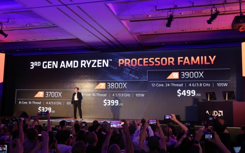 Computex 2019 | 全面进入7nm时代，AMD正式发布三代Ryzen等多款新品