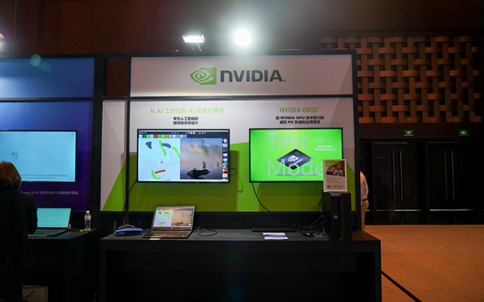 英伟达NVIDIA现身戴尔科技峰会 展示强大图形运算能力