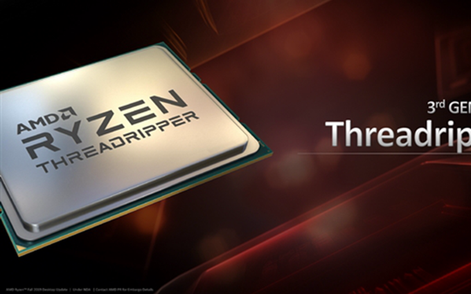 AMD正式发布第三代线程撕裂者处理器：24核起步，价格破万