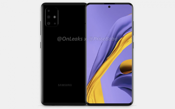三星Galaxy A51曝光：搭载Exynos 9611 后置四摄