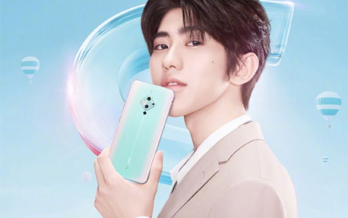 vivo S5官方渲染图公布 菱形摄像头模组 蔡徐坤代言