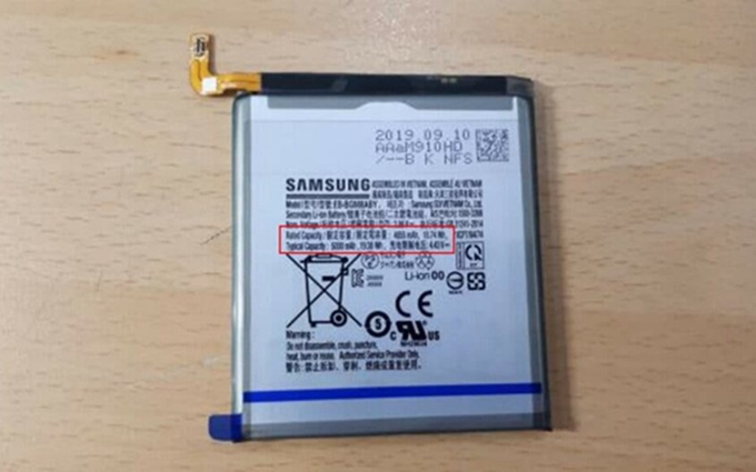 三星Galaxy S11+手机电池曝光：容量确认5000mAh