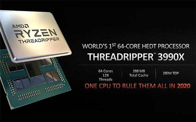 无敌的寂寞 AMD 64核锐龙3990X无对手营销组难了