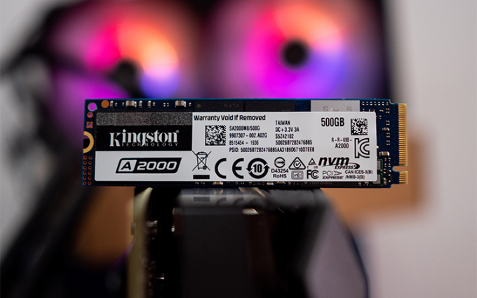 祝金士顿 A2000 M.2 NVMe 固态硬盘在热点科技五星奖颁奖盛典获：优秀产品奖