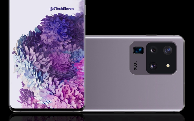 三星Galaxy S20 Ultra准确曝光图曝光：四摄+100倍变焦标识