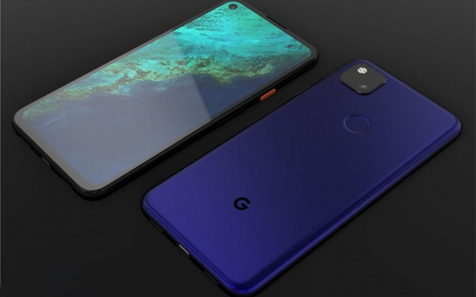 谷歌Pixel 4A全新高清渲染图曝光 正面采用挖孔屏设计