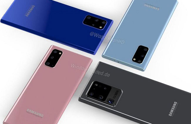 三星Galaxy Note 20系列配色曝光  共五种配色  
