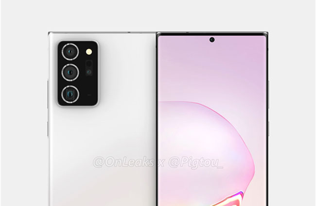 三星Galaxy Note 20+曝光 加持潜望式望远镜