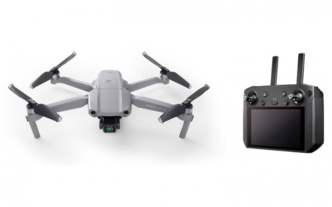 DJI带屏遥控器版本更新 已兼容大疆Mavic Air 2无人机