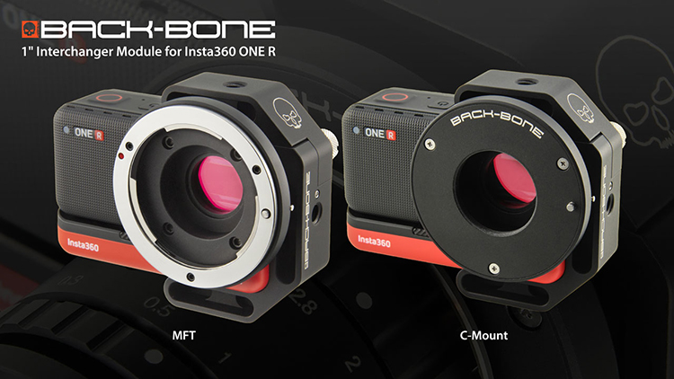 Back-bone魔改Insta360 ONE R 可搭配M43镜头使用