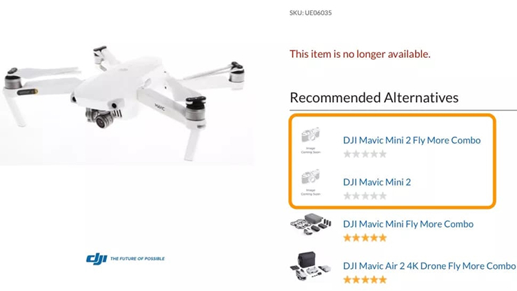 大疆Mavic Mini 2价格偷跑 单机身售价449美元