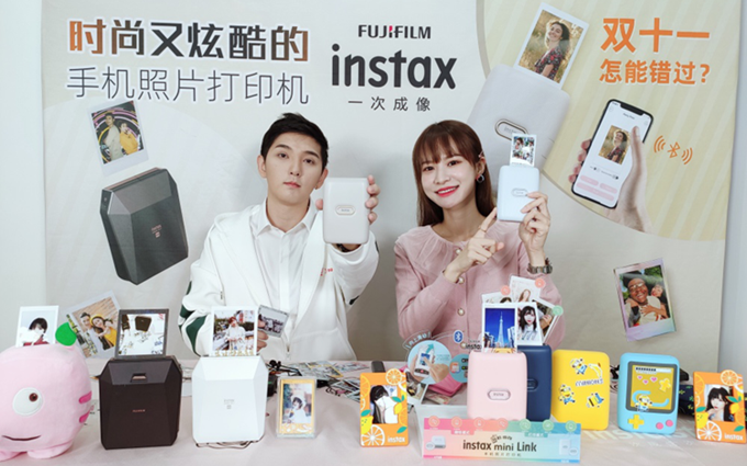 漂亮女生必备：富士instax手机照片打印机双11直播圆满结束
