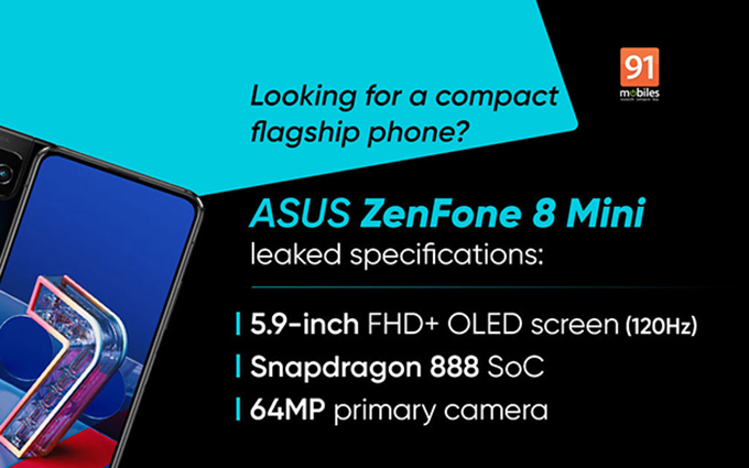 小屏驍龍888旗艦機(jī)將至 華碩ZenFone 8或在4月發(fā)布