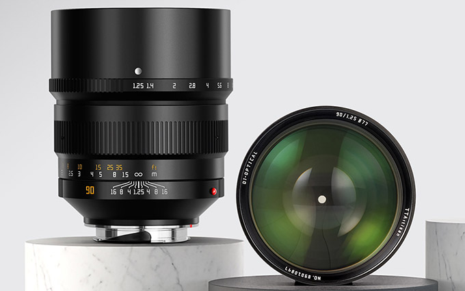 铭匠发布90mm f/1.25镜头 M卡口 可转接中画幅