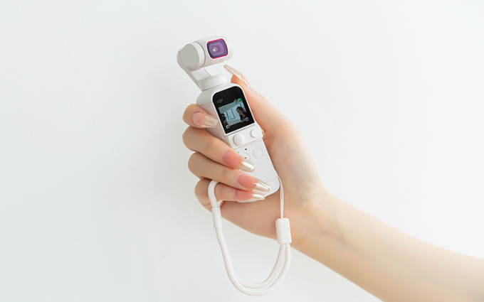 小巧便携的高颜值vlog神器 大疆Pocket 2云暮白限定款