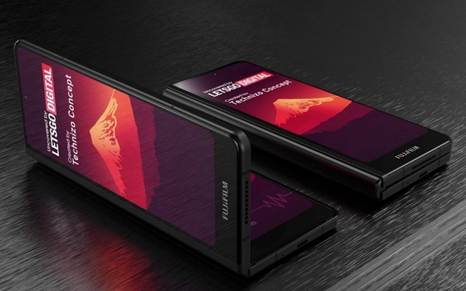 富士可折叠屏手机专利曝光，外观很像三星Galaxy Fold