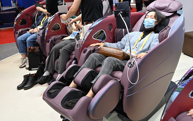 CIIE 2021丨OSIM傲胜展示按摩黑科技 发布uDream Pro、uDiva 3