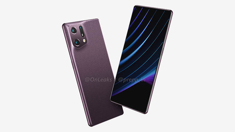 疑似OPPO Find X5机身渲染图曝光  或将搭载天玑9000处理器