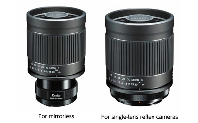 肯高更新折返镜头400mm F8 N II S 通吃单反、无反
